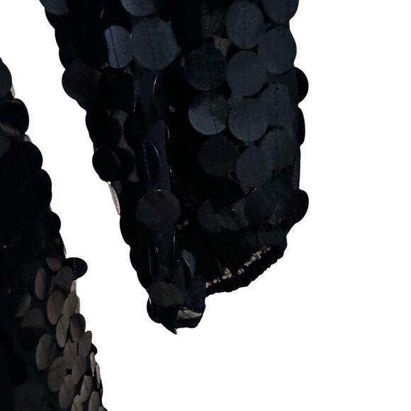 Lovers + Friends Black Sequin Long Sleeve Dress - Picture 5 of 8